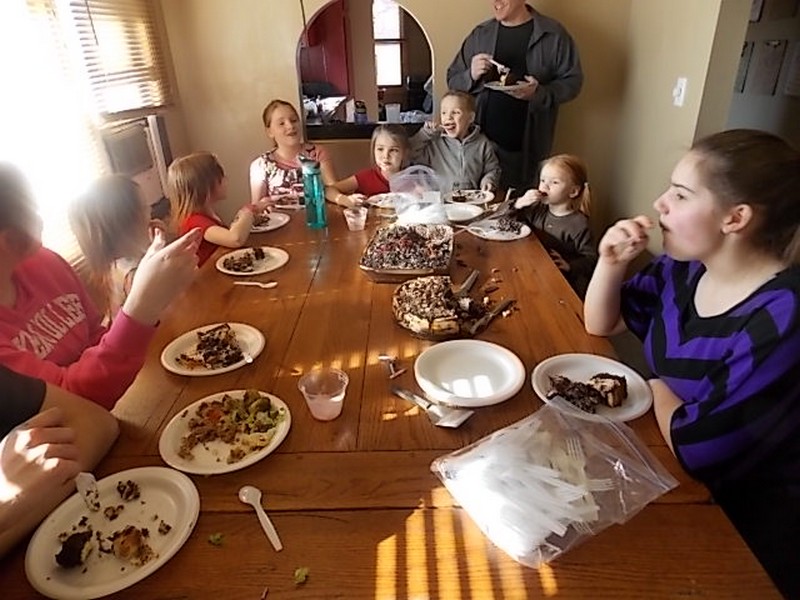 large family birthday dinner | Plain and not so plain